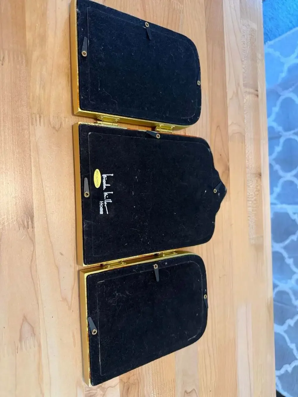 Nicole Miller Home Gold Finish Frame Set